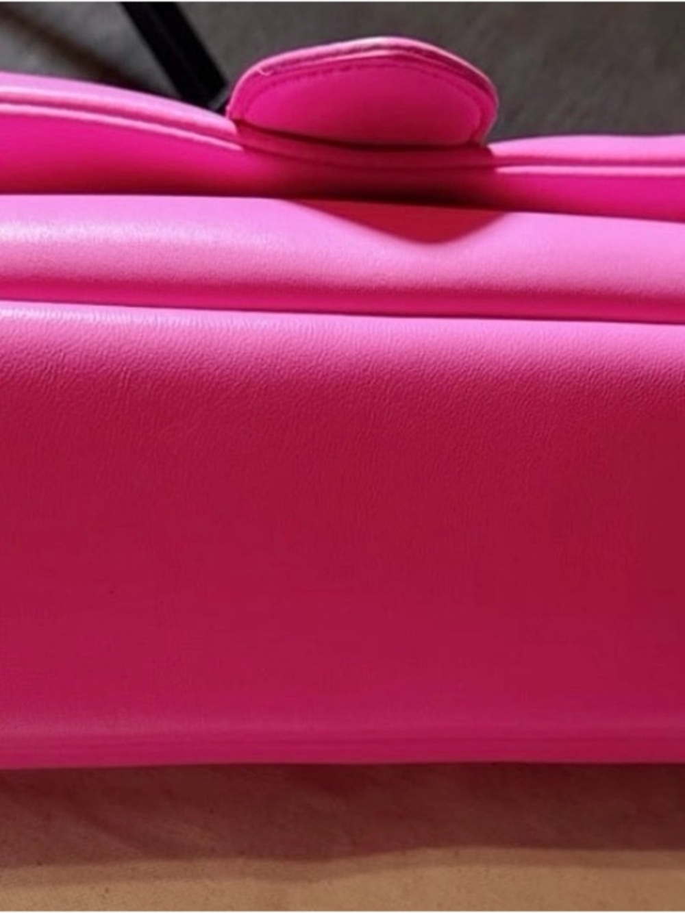 Jacquemus Le Bambimou leather bag Medium Pink Crossbody Bag Gold Logo - Picture 6 of 9
